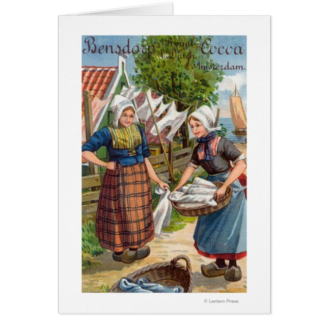 Cartão Cacau Holandês Real de Bensdorp (Frente)