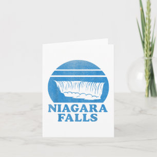 Cartão Cachoeira de Niagara Lembrança Retro Presente Turí