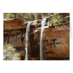 Cartão Cachoeira do Emerald Pool IV do Parque Nacional de