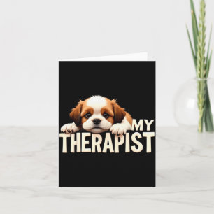Cartão Cachorrinho Engraçado Meu Cachorro Shih Tzu Theras