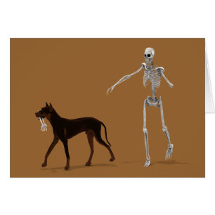 Cartão Cachorrinho mau