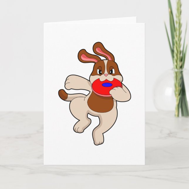 Cartão Cachorro brincando (Frente)