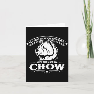 Cartão Cachorro chow chow engraçado 