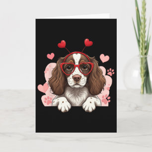 Cartão Cachorro Cocker Spaniel Inglês Feminino Festa dos