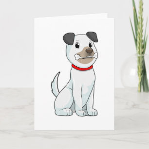 Cartão Cachorro com Osso