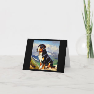 Cartão Cachorro da Grande Montanha Suíça