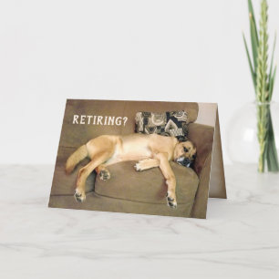 Cartão Cachorro De Caça De Aposentação No Soquete