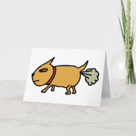 Cartão Cachorro de Fazenda