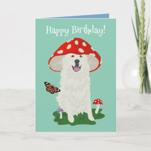 Cartão Cachorro de Montanha do Excelente de Aniversário P