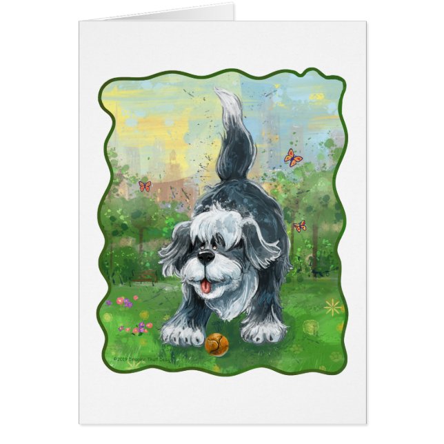 Cartão Cachorro de Ovelha (Frente)