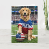 Cachorro Golden Retriever de Aniversário Jogador d