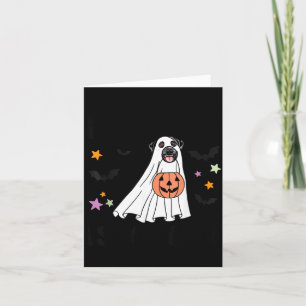 Cartão Cachorro Labrador Retriever Preto É Boo Dog Hallow