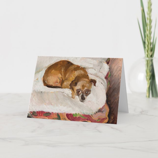 Cartão Cachorro Mentiroso | Zygmunt Waliszewski (Frente)