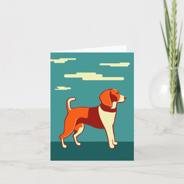 Cartão Cachorro nº 002 de Phillip Clark ・ PerfectlyHank.c (Frente)