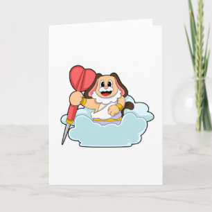 Cartão Cachorro nas Trevas com Arte