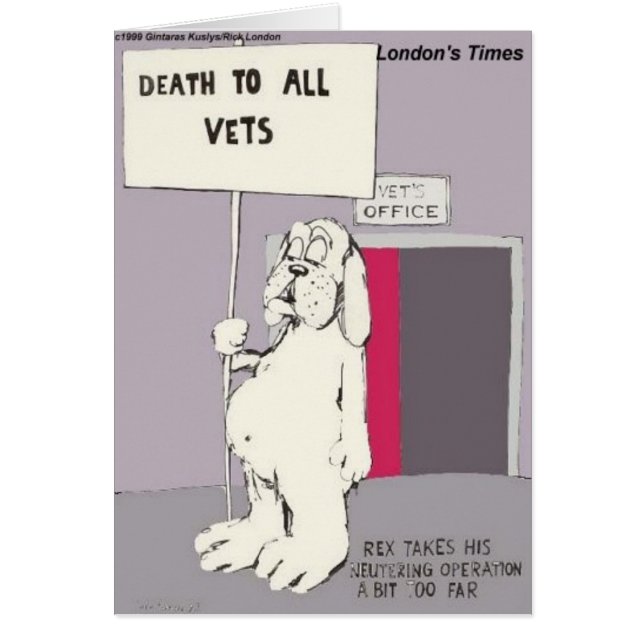 Cartão Cachorro Neutrado Luta Contra Presentes E Camiseta (Frente)