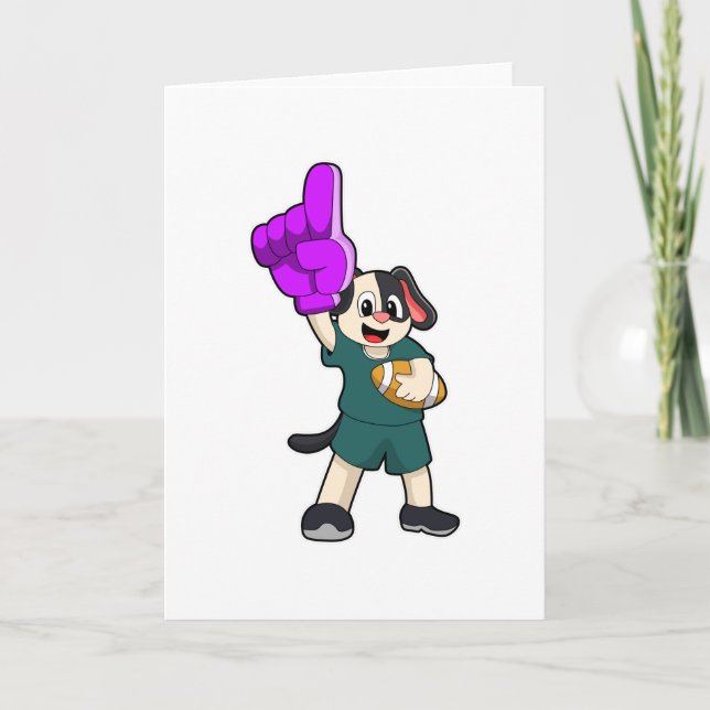 Cartão Cachorro no Futebol (Frente)