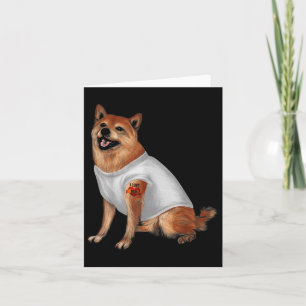 Cartão Cachorro-Pet-Dono-Pet Cão-de-Tatuagem-Shiba Japonê