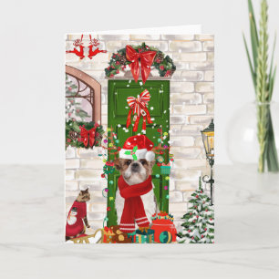 Cartão Cachorro Shih Tzu Natal 