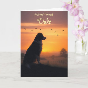 Cartão Cachorro Simpatia Nome Personalizado Silhueta de C