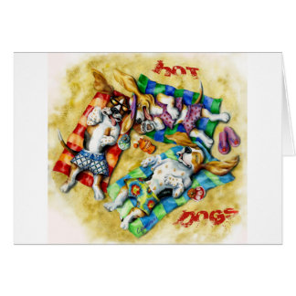 Cartão Cachorros quentes