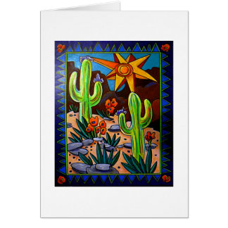 Cartão Cacto no sudoeste