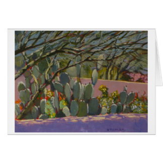 Cartão Cactos do Jardim do Deserto