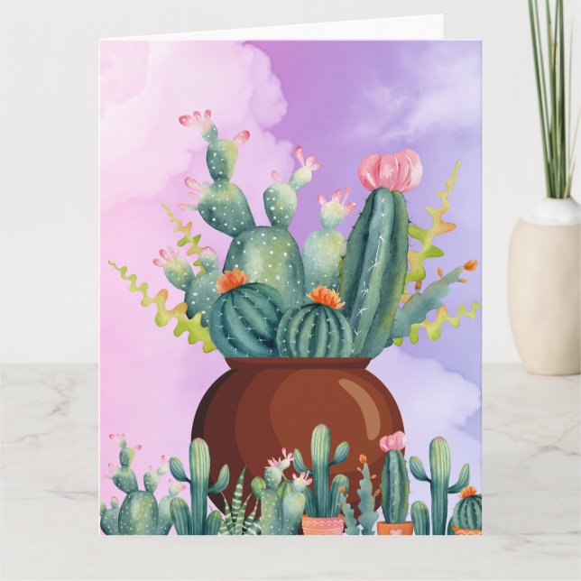 Cartão Cactus (Frente)