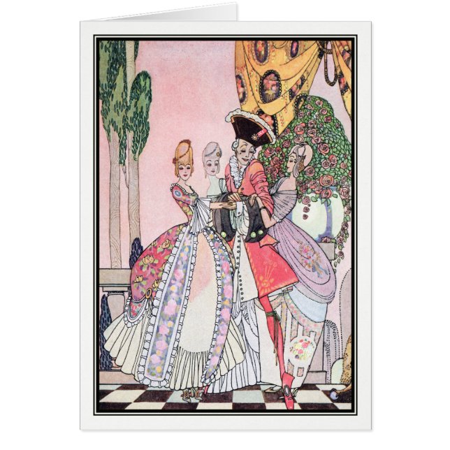 Cartão Cada um era delicioso por Kay Nielsen (Frente)