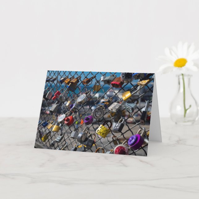 Cartão Cadeados do Amor (Planta pequena)