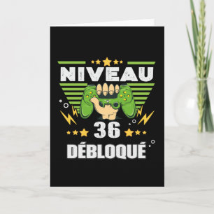Cartão Cadeau 36 ans Anniversaire Gamer Niveau 36