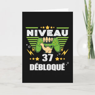 Cartão Cadeau 37 ans Anniversaire Gamer Niveau 37