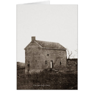 Cartão Cadeia do Condado de Warren em 1863