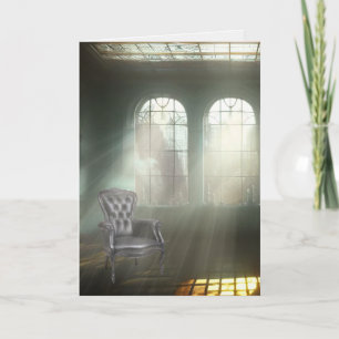 Cartão Cadeira com Sunbeams, Srta.