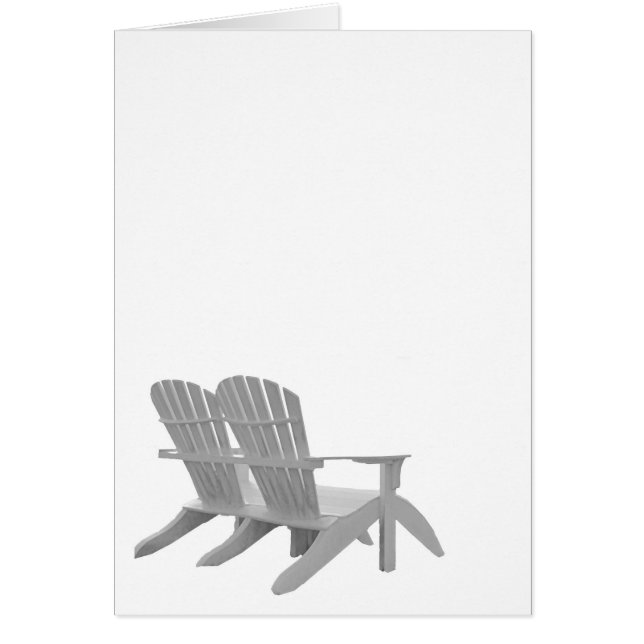 Cartão Cadeiras de Adirondack (Frente)
