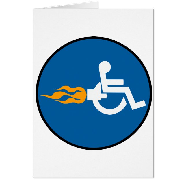 Cartão Cadeiras de rodas (Frente)