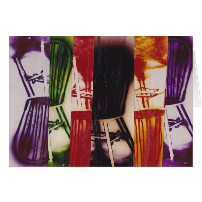 Cartão - cadeiras musicais (Frente horizontal)