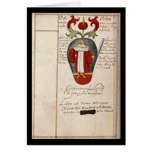 Cartão Caderno da alquimia pela placa 15 de Johann