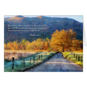 Cartão Cades Cove - Caminho da Vida