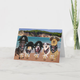 Cartão Cães aniversário engraçado do 19 de setembro