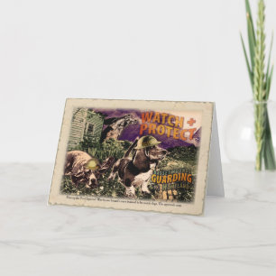 Cartão Cães-de-bico