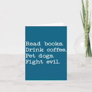 Cartão Cães de Café Livros Lidos Livros Conscientização A