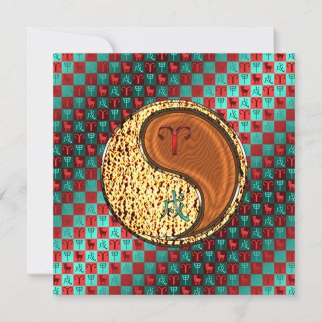 Cartão Cães de Cereais e Madeira (Frente)