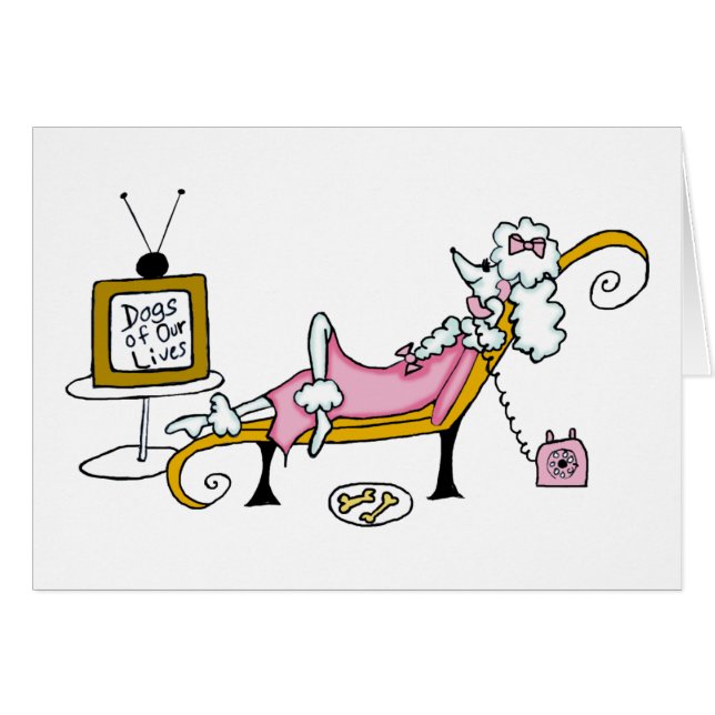 Cartão Cães de nossas vidas (Frente Horizontal)