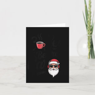 Cartão Café Antes das Carolas Camiseta de Natal Divertida