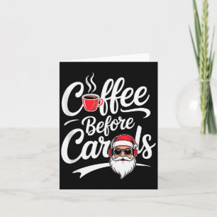 Cartão Café Antes das Carolas Piada de Amante de Cafeína