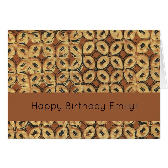 Cartão Café Bean Terthy Boho Russo (Frente Horizontal)