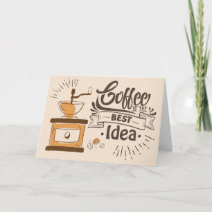 Cartão Café Com Sobremesa É A Melhor Ideia