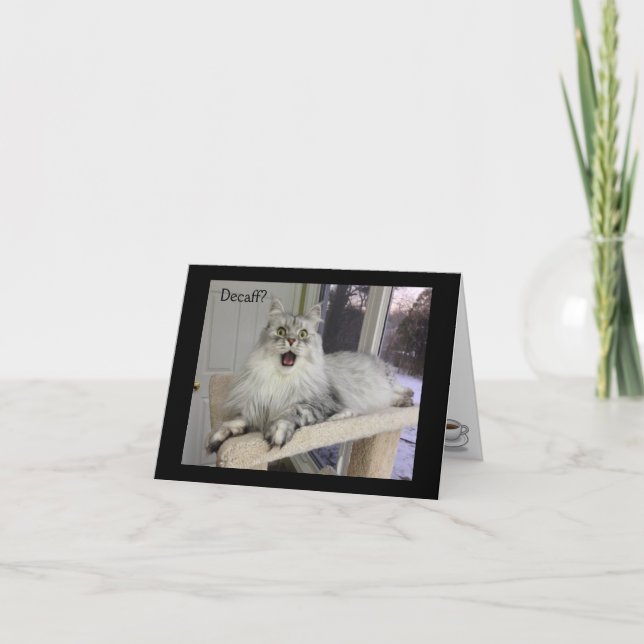 Cartão Café cómico Notecards (Frente)