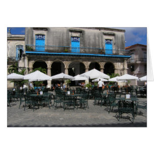 Cartão Café cubano